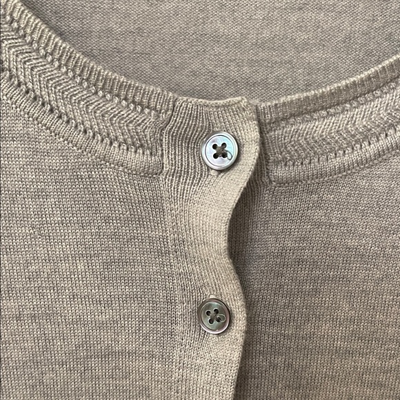 Banana Republic Pink and Gray Merino Wool Sweater - Picture 3 of 11